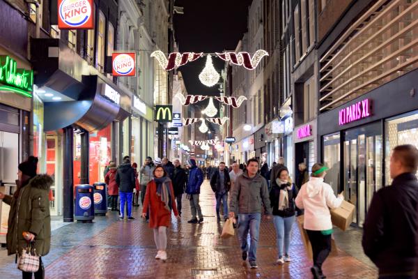 amsterdam street night