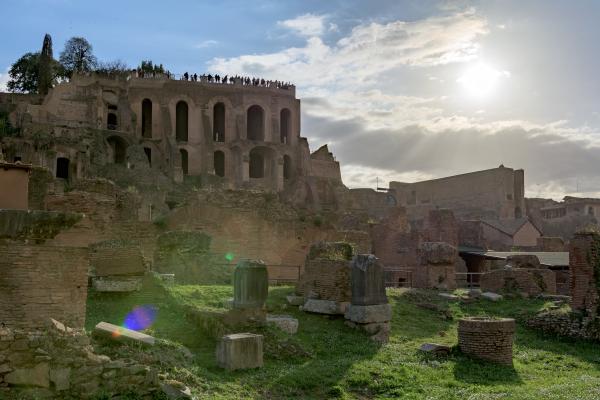 roman forum hdr