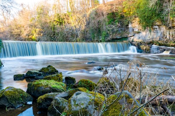 cramond waterfall hdr