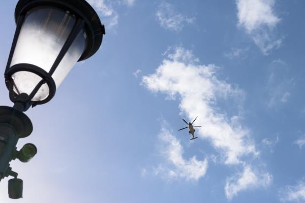 police helicopter